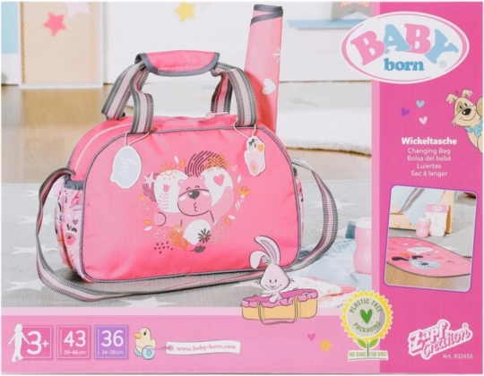 Borsa fasciatoio BABY born con tappetino e accessori