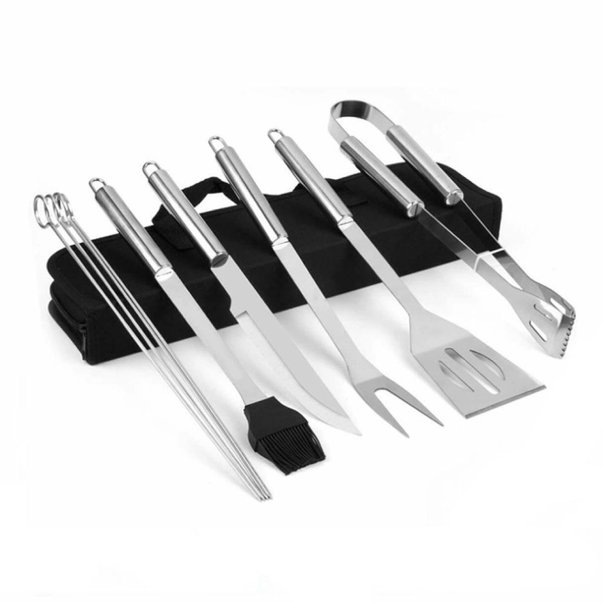 Complete 9-Piece Stainless Steel Set