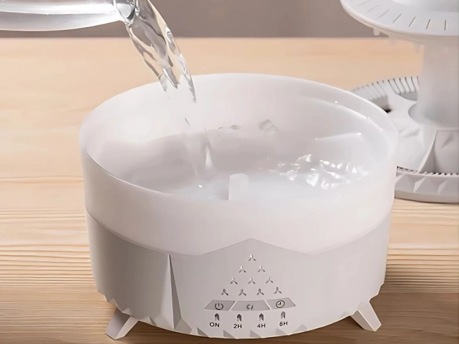 UFO-Shaped Air Humidifier and Aroma Diffuser with LED Lamp