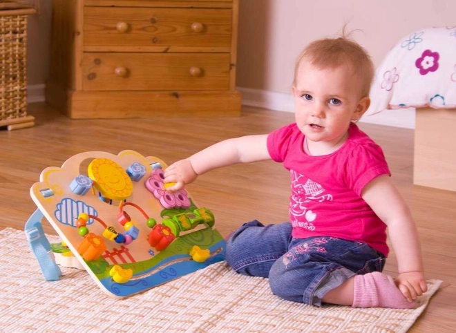 Einfache Befestigung am Kinderbett