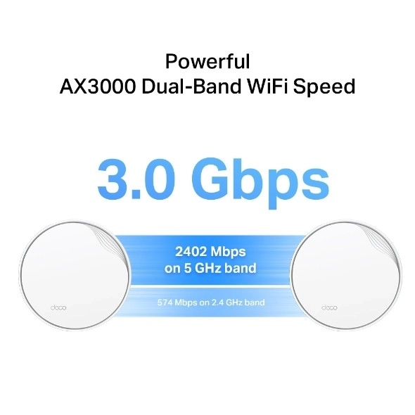 Wi-Fi System TP-Link Deco X50-PoE (3-pack) AX3000