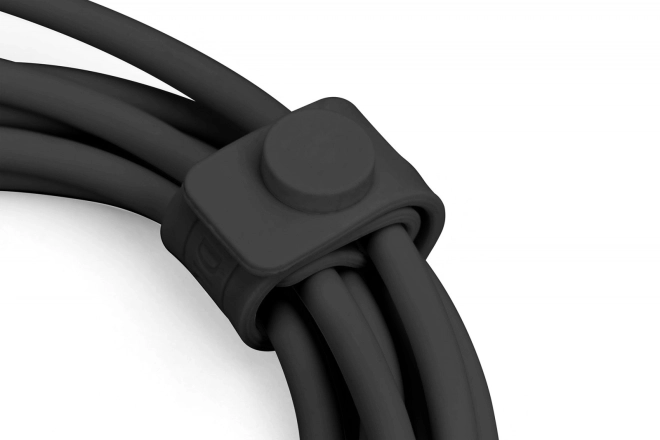 Sleek Silicone USB-A to USB-C Cable 60W Black