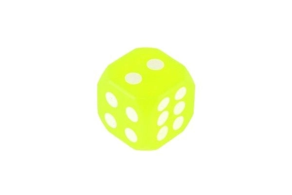 Glowing Silicone Cube 3 cm - 1pc