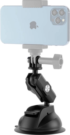 Wide compatibility for phones and action cameras