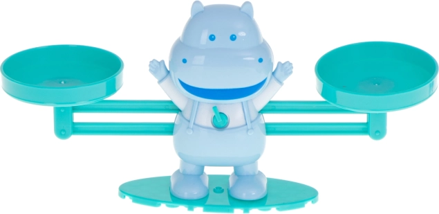 Balance ludique avec hippopotame