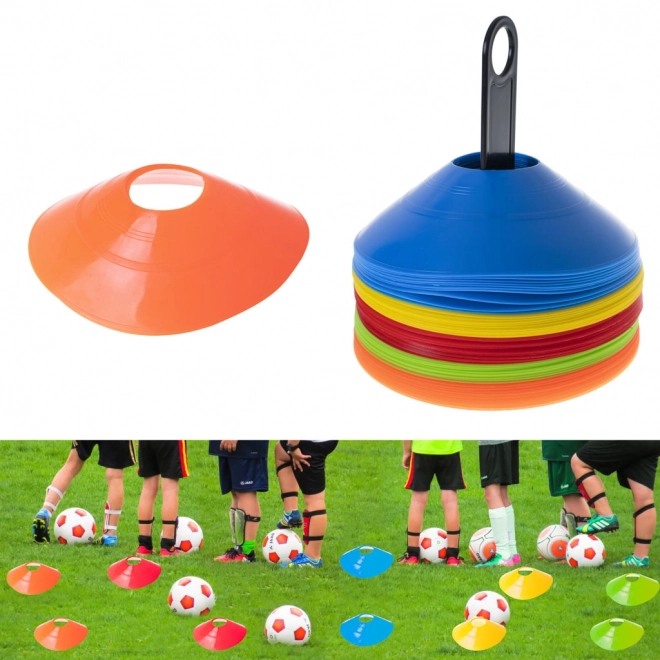 Training Cones in Net - 50 Pieces