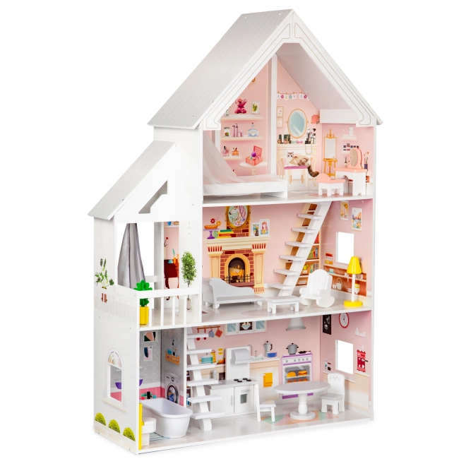Wooden Dollhouse XXL Powder Residence ECOTOYS