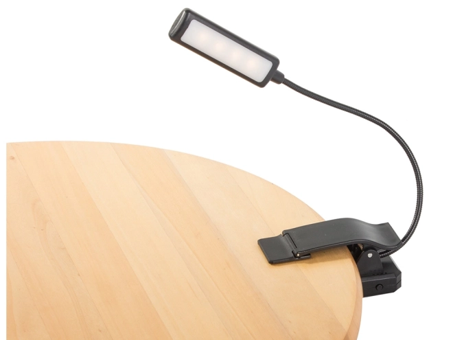 LED nachtleeslamp met clip