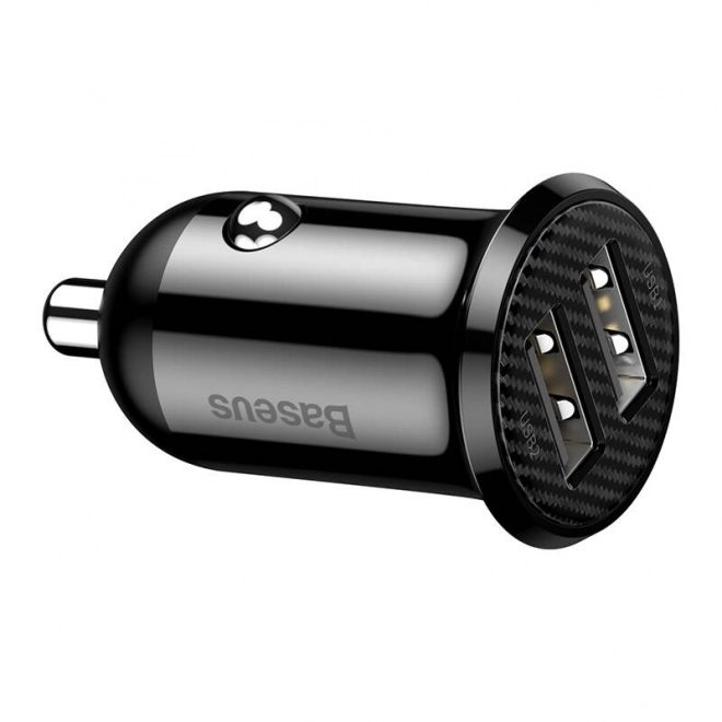 car charger Baseus Grain Pro 2x USB black