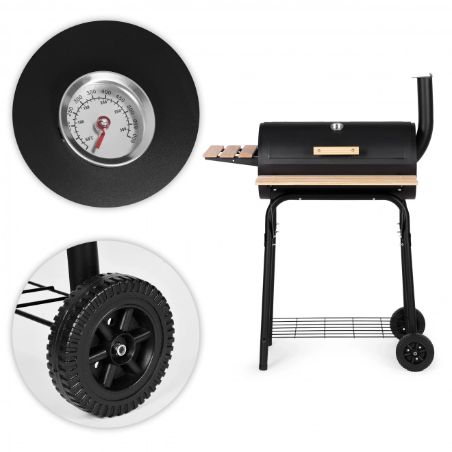 Large Garden Grill with Thermometer