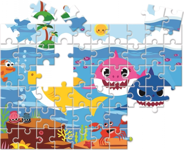 Splendida scena sottomarina BABY SHARK