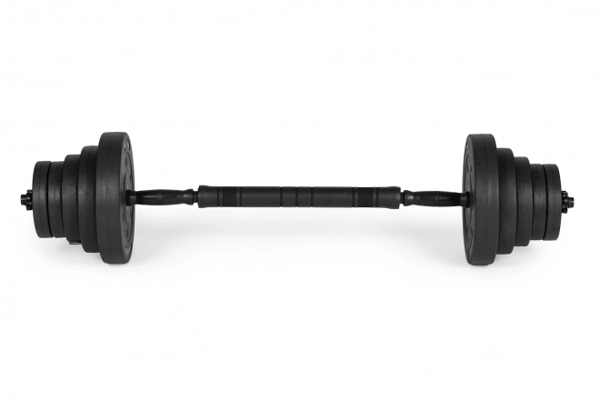 Adjustable Dumbbell 2x20 kg with Bar and Kettlebell