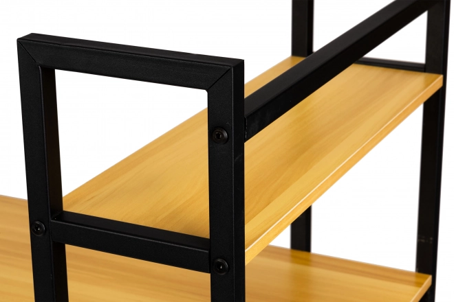 Loft Style Computer Desk with Shelving