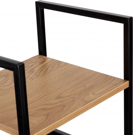 Vzdržljiva kombinacija kovine in MDF z lesnim dekorjem