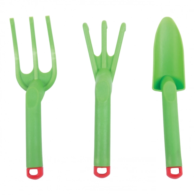 Garden Tool Set Plastic Green