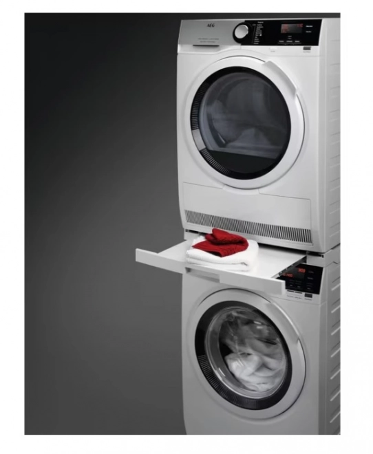 Connector for Washing Machine and Dryer with Pull-Out Shelf