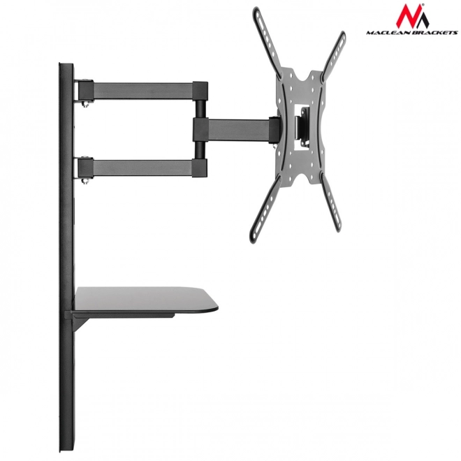 Tv Wall Mount With Adjustable Shelf