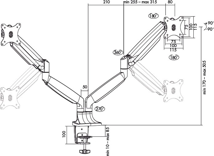 Ampia compatibilità e attacco VESA