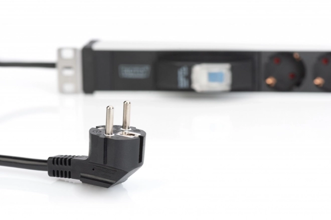 Power Strip PDU 19" Rack 6 Schuko Outlets