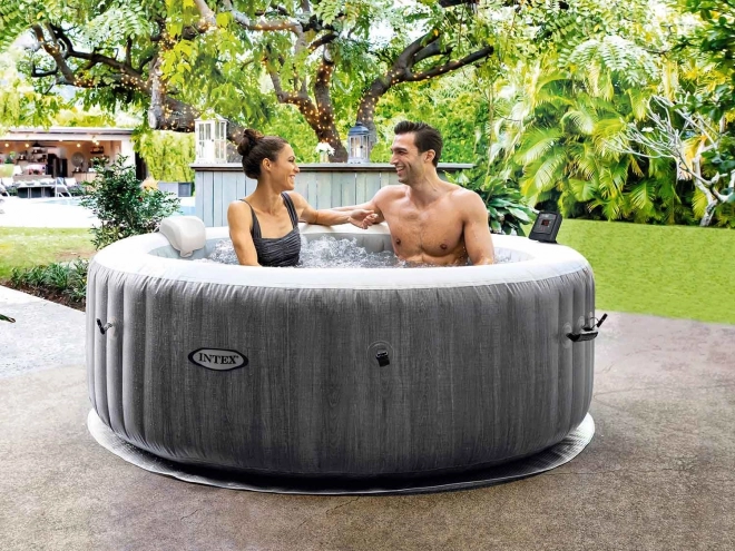 Inflatable Hot Tub for 4 People with Hydro Massage and WiFi