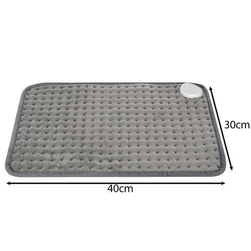 Cuscino elettrico riscaldante multifunzione 40x30 cm con telecomando