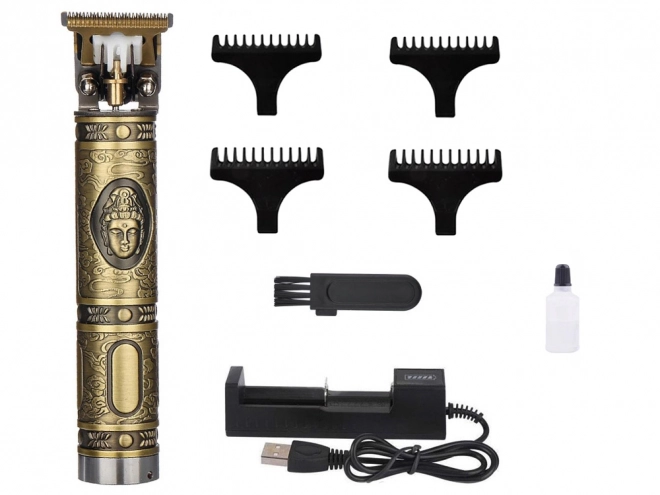 Electric Hair and Beard Trimmer with Accessories