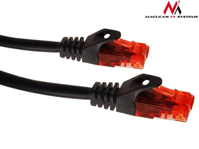 High-Quality Black UTP CAT6 Patchcord Cable