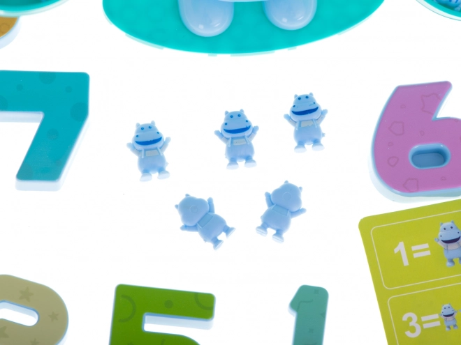 Chiffres et hippopotames pour compter facilement
