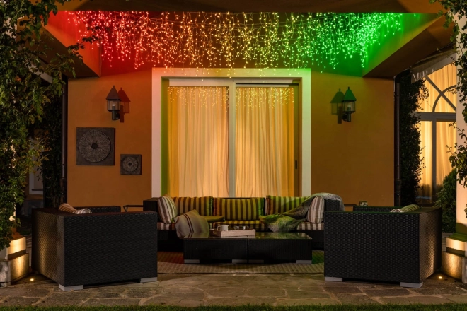 Smart Icicle Lights with 190 RGBW LED
