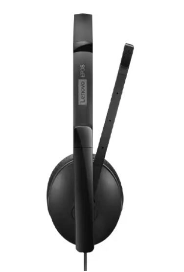 Lenovo wired headset with Active Noise Cancellation