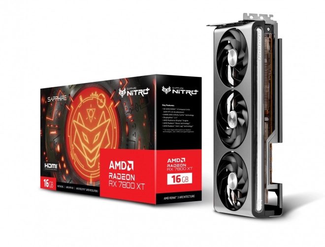 Graphics Card Sapphire Radeon RX 7800 XT Nitro+