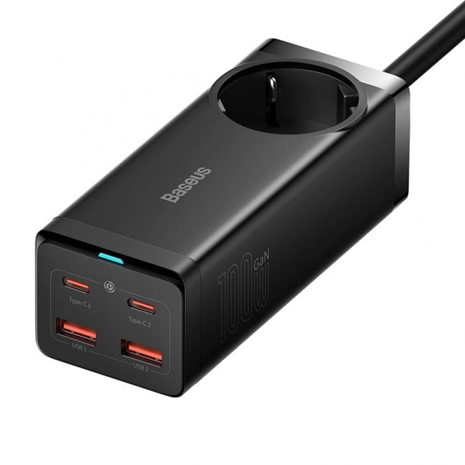 Caricatore da muro Baseus GaN3 Pro 100 W nero