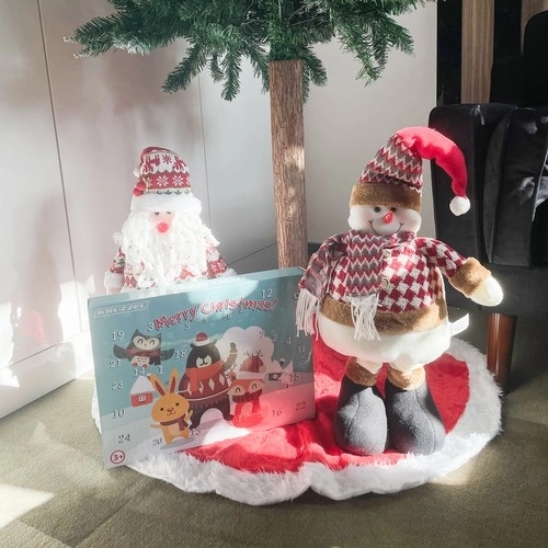 Telescopic Christmas Snowman Decoration 105cm