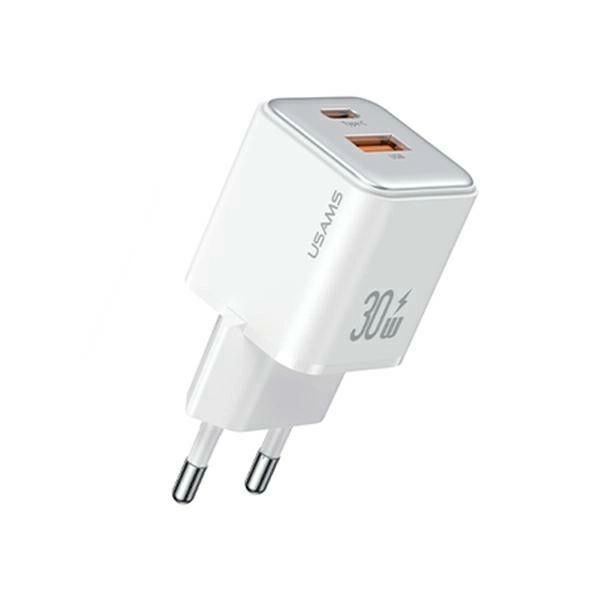 Mains charger USB-C+USB-A PD 3.0 30W fast charging