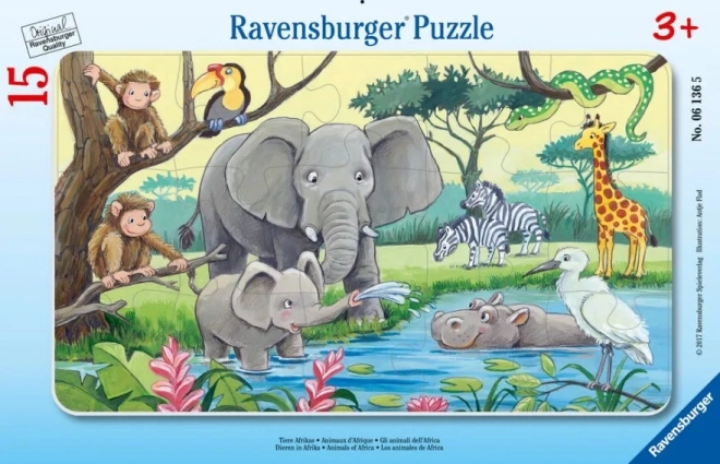 Ravensburger puzzle African Animals 15 pieces