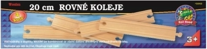 Maxim 20 cm straight tracks 4 pcs