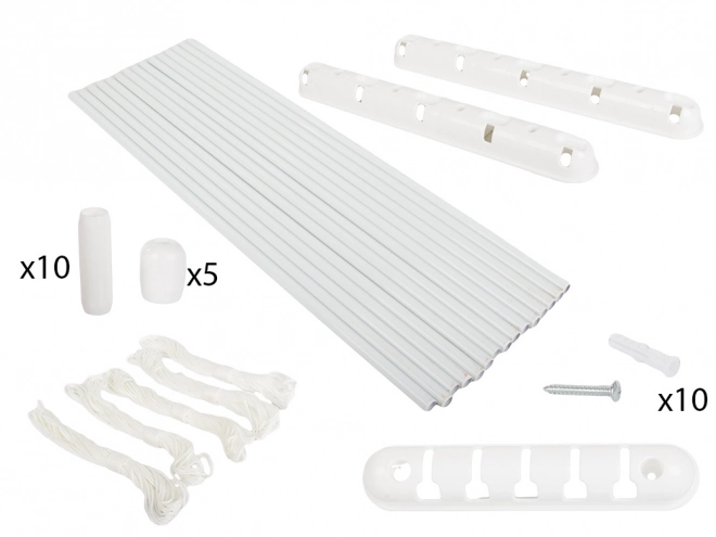 Stendibiancheria a Soffitto con 5 Barre 180 cm