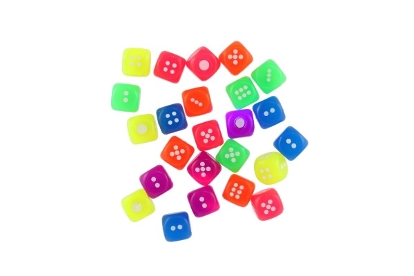 Glowing Silicone Cube 3 cm - 1pc