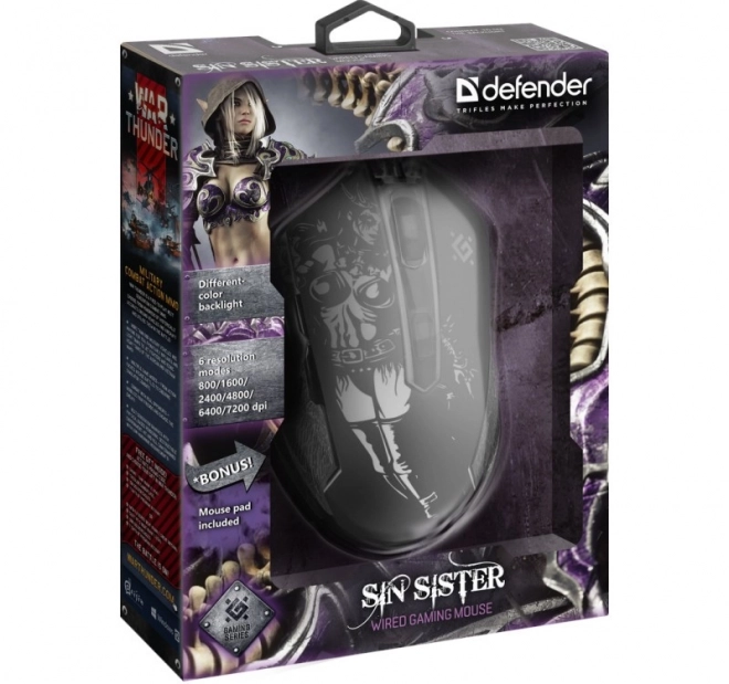 Mouse da gioco Sin'Sister ottica