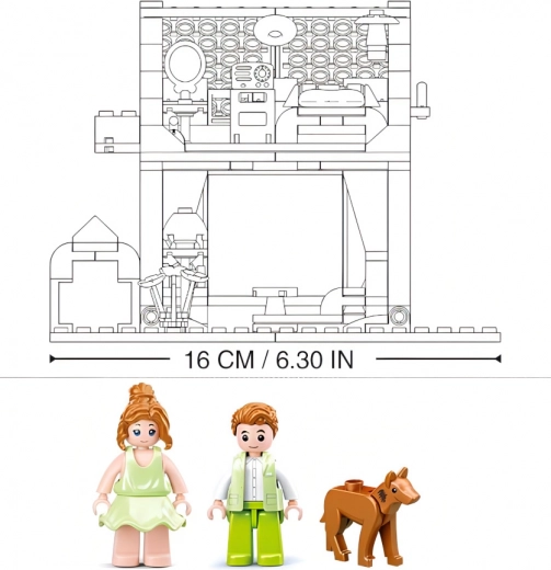 Ideal size and two figures for play