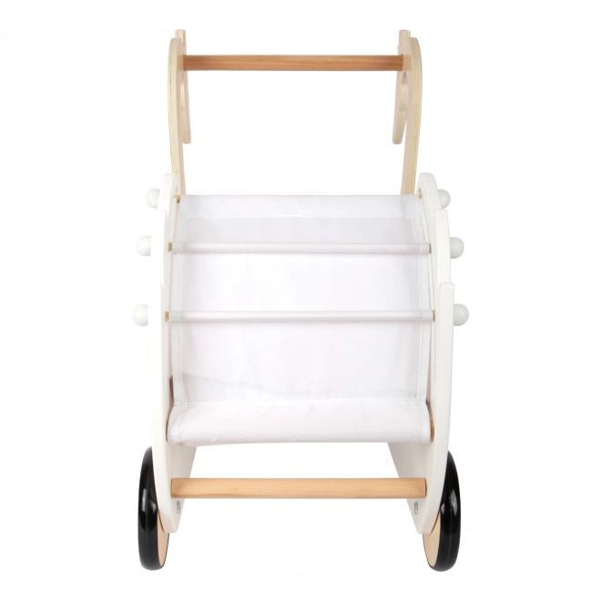 Passeggino in legno per bambini Cigno