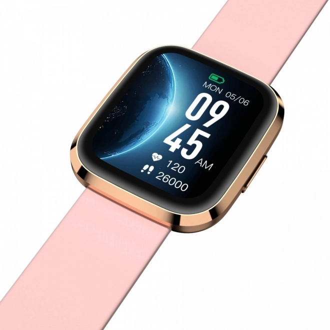 Elegant Gold Smartwatch with Bluetooth