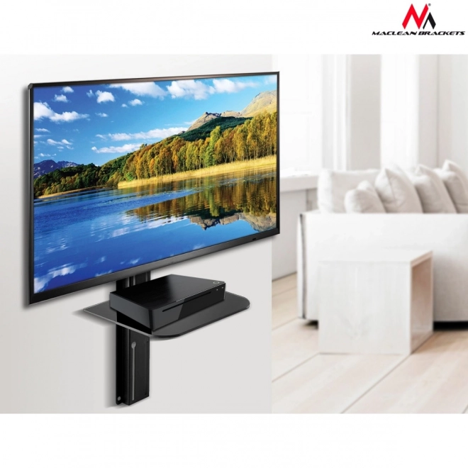 Tv Wall Mount With Adjustable Shelf
