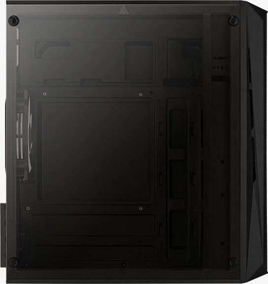 Schwarzes Mini-Tower-Gehäuse ARGB USB 3.0