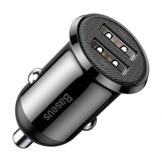 car charger Baseus Grain Pro 2x USB black