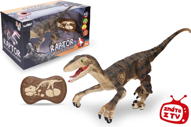 Raptor met afstandsbediening bruin 45 cm