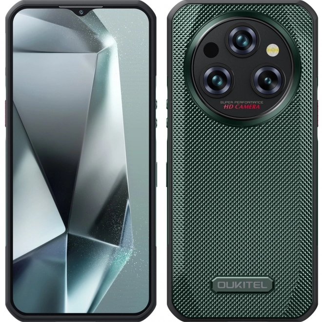 Smartphone with 11000mAh Battery Dual SIM - Green