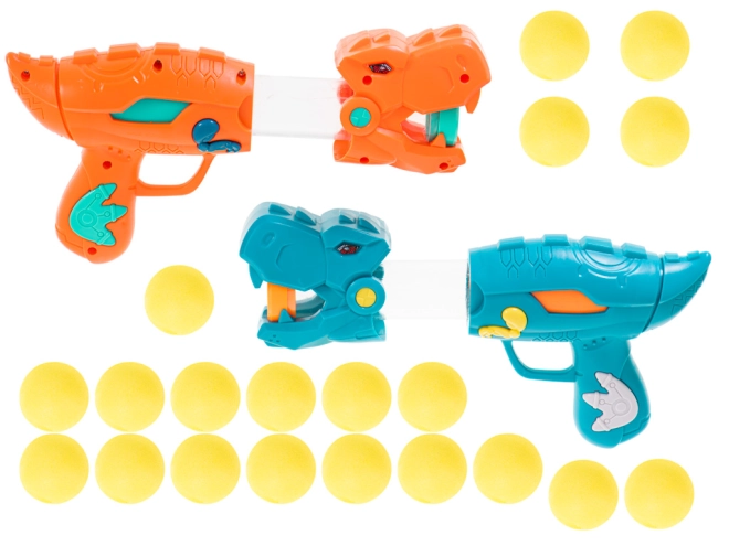 Including two interactive pistols