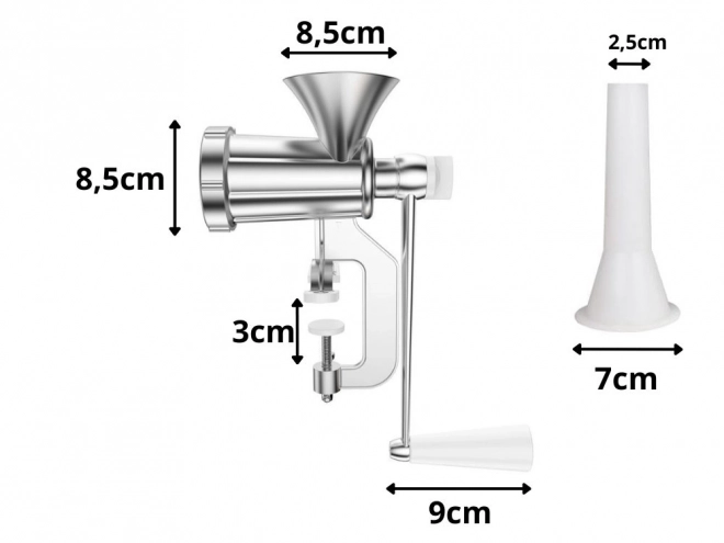 Manual Meat Grinder and Sausage Stuffer