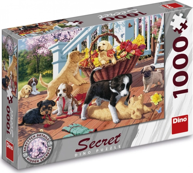 Dino Puzzle Secret Collection Puppies 1000 Pieces